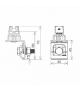 Uchwyt na felc uniwersalny Z-zatrz.H 3,5cm/CU/ czarny TYP AN-06HN/CU/C