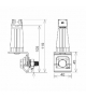 Uchwyt na felc uniwersalny Z-zatrz.H 7cm /CU/ szary TYP AN-06H/CU/S