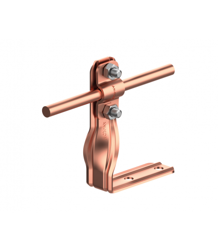 Uchwyt kątowy skręcony H 10cm Z-śruba /CU/ TYP AN-08R/CU/-N