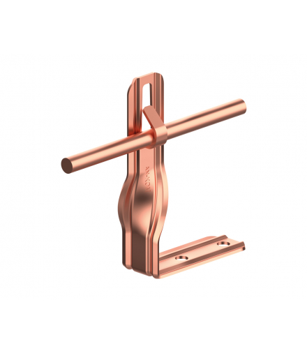 Uchwyt kątowy skręcony H 12cm Z-zagięcie /CU/ TYP AN-09/CU/-N