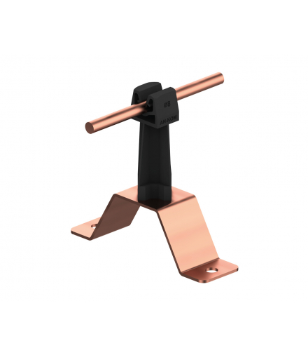 Uchwyt przykręcany H 7cm Z-zatrzask /CU/ czarny TYP AN-11W/CU/C