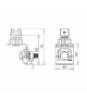 Uchwyt na felc uniwersalny Z-zatrz.H 3,5cm/LA/ czarny TYP AN-06HN/LA/C
