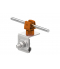 Uchwyt na felc uniwersalny Z-zatrz.H 3,5cm/OH/ brązowy TYP AN-06HN/OH/