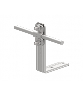 Uchwyt kątowy prosty H 12cm Z-śruba /OH/ TYP AN-10/OH/-N