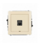 DECO Mechanizm gniazda komputerowego pojedynczego 1xRJ45, kat. 7, ekranowane, 8-stykowy, bez pola opisowego beżowy Karlik 1DGKBO-9