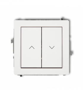 DECO Mechanizm łącznika żaluzjowego z podtrzymaniem biały mat Karlik 25DWP-88