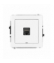 DECO Mechanizm gniazda komputerowego pojedynczego 1xRJ45, kat. 7, ekranowane, 8-stykowy, bez pola opisowego biały mat Karlik 25DGKBO-9
