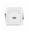 DECO Mechanizm ładowarki USB pojedynczej, 5V, 2A biały mat Karlik 25DCUSB-3