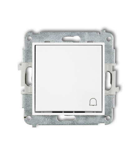 MINI Mechanizm łącznika zwierny dzwonek biały mat Karlik 25MWP-4