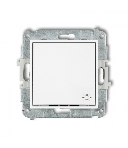 MINI Mechanizm łącznika zwierny światło biały mat Karlik 25MWP-5