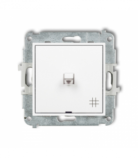 MINI Mechanizm łącznika krzyżowego w stylu amerykańskim biały mat Karlik 25MWPUS-6