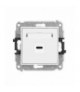 MINI Mechanizm gniazda pojedynczego 1xUSB C-C biały mat Karlik 25MGUSB-7