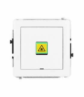 DECO Mechanizm gniazda światłowodowego/optycznego pojedynczego, bez pola opisowego Karlik DGOPBO-1