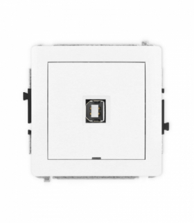 DECO Mechanizm gniazda pojedynczego USB A-B 2.0, bez pola opisowego Karlik DGUSBBO-3