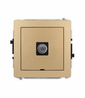 DECO Mechanizm gniazda antenowego pojedynczego TV, bez pola opisowego Karlik 8DGTVBO-1