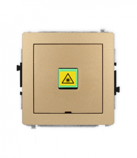 DECO Mechanizm gniazda światłowodowego/optycznego pojedynczego, bez pola opisowego Karlik 8DGOPBO-1