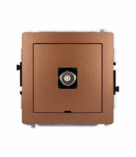 DECO Mechanizm gniazda pojedynczego BNC, bez pola opisowego Karlik 9DGBNCBO-1