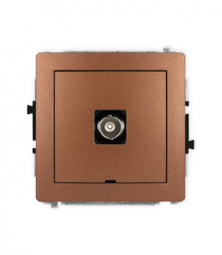 DECO Mechanizm gniazda pojedynczego BNC, bez pola opisowego Karlik 9DGBNCBO-1