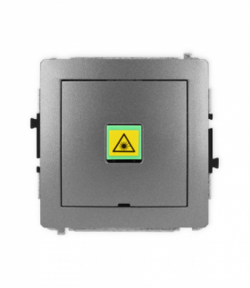 DECO Mechanizm gniazda światłowodowego/optycznego pojedynczego, bez pola opisowego Karlik 11DGOPBO-1