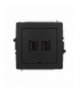 DECO Mechanizm gniazda podwójnego HDMI 2.0, bez pola opisowego Karlik 12DHDMIBO-4