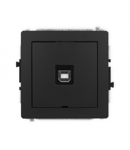 DECO Mechanizm gniazda pojedynczego USB A-B 2.0, bez pola opisowego Karlik 12DGUSBBO-3