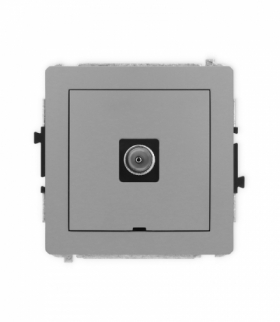 DECO Mechanizm gniazda antenowego pojedynczego TV, bez pola opisowego Karlik 27DGTVBO-1