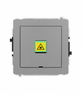 DECO Mechanizm gniazda światłowodowego/optycznego pojedynczego, bez pola opisowego Karlik 27DGOPBO-1