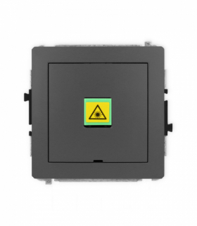 DECO Mechanizm gniazda światłowodowego/optycznego pojedynczego, bez pola opisowego Karlik 28DGOPBO-1