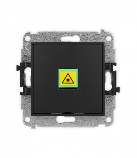 MINI Mechanizm gniazda światłowodowego/optycznego pojedynczego, bez pola opisowego Karlik 12MGOPBO-1