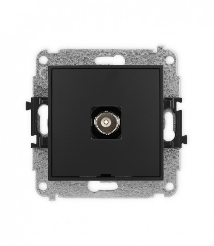 MINI Mechanizm gniazda pojedynczego BNC, bez pola opisowego Karlik 12MGBNCBO-1