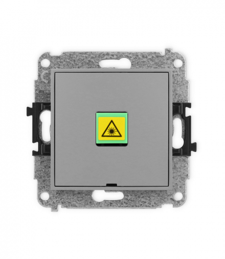 MINI Mechanizm gniazda światłowodowego/optycznego pojedynczego, bez pola opisowego Karlik 27MGOPBO-1