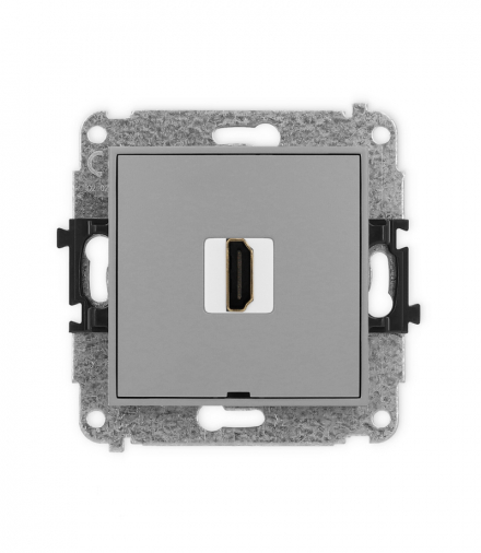 MINI Mechanizm gniazda pojedynczego HDMI 2.0, bez pola opisowego Karlik 27MHDMIBO-3