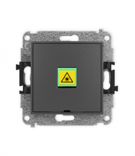 MINI Mechanizm gniazda światłowodowego/optycznego pojedynczego, bez pola opisowego Karlik 28MGOPBO-1