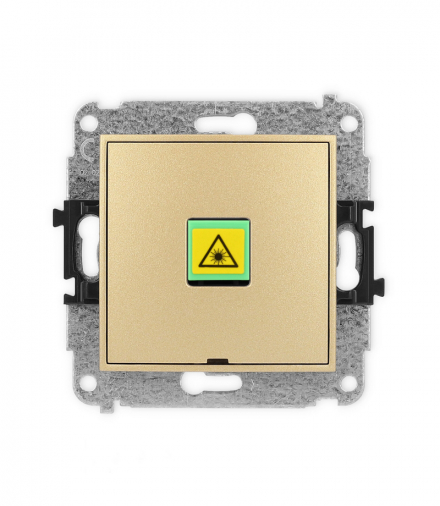 MINI Mechanizm gniazda światłowodowego/optycznego pojedynczego, bez pola opisowego Karlik 29MGOPBO-1