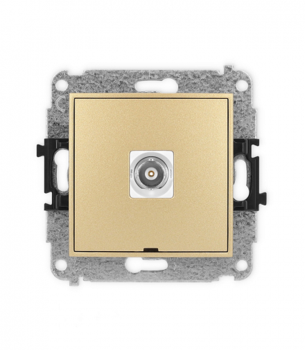 MINI Mechanizm gniazda pojedynczego BNC, bez pola opisowego Karlik 29MGBNCBO-1