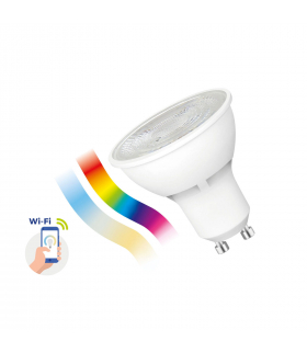 Inteligentna żarówka LED GU10 4,5W 230V RGBW+CCT+DIM Wi-Fi/BT Spectrum SMART