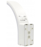 LAMPA ELEWACYJNA LED Z CZUJNIKIEM RUCHU ''EL HOME'' ML-21B7 biała - zewnętrzna, czujniki zmierzchowy i PIR, 20W, IP65, 140°