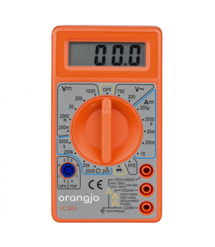 Multimetr, Uniwersalny miernik cyfrowy, ORANGJO, Electromalt VC500