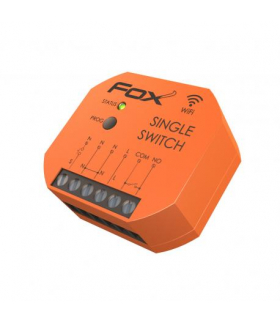 Przekaźnik jednokanałowy Wi-Fi 230 V SINGLE SWITCH FOX