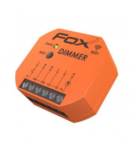 Ściemniacz Wi-Fi do LED i oświetlenia zwykłego 230 V DIMMER FOX