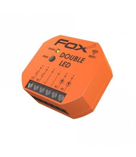 Sterownik Wi-Fi do oświetlenia LED dwukanałowy 12 V DOUBLE LED