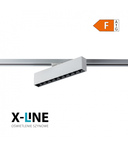 Lampa szynowa LED liniowa regulowana, 10 W, 750 lm, 4000 K, biała, X-LINE STF2-10W-W