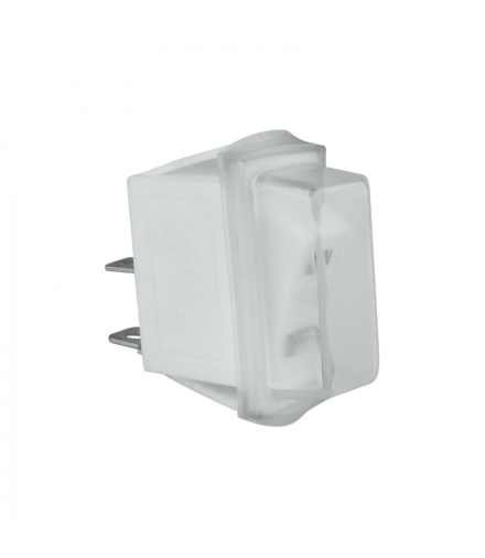 Przełącznik kołyskowy ON/OFF, IP44, 15 A, biały BMEP022