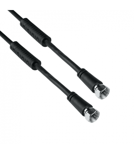 Przewód koncentryczny typu F, 5 m, czarny BMF24