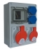 ROZDZIELNICA BUDOWLANA 32/5 + 16/5 + 2x230V IP65 017