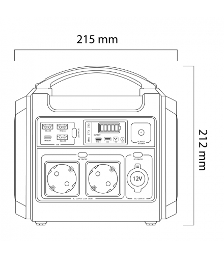 Stacja zasilająca 300 W, PS300, EZVIZ EZ-CN032