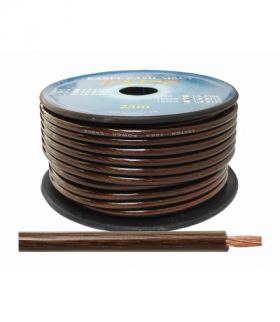 Kabel zasilający samochodowy Car Audio LEXT10GA/5.5mmCCA czarny 25m LXZ110CZAR