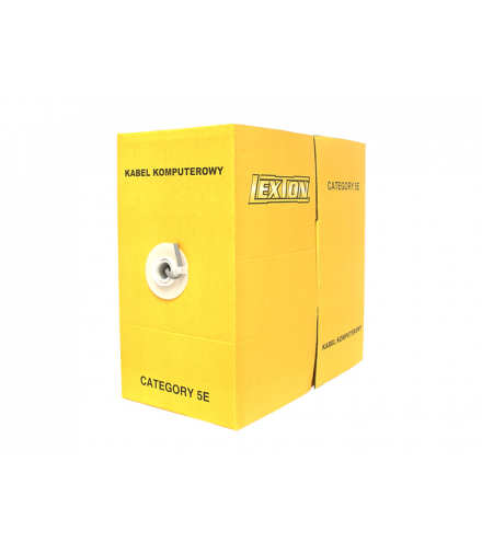 Kabel komputerowy - skrętka UTP 5e 100% Cu LX2905 305M
