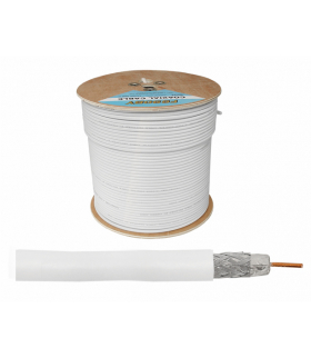 Kabel koncentryczny F690BY 1.1CCS 300m, biały, 1.1CCS+128*0.12Al LXK534BIA