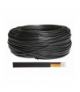 Kabel telefoniczny płaski 4c, czarny. LXK512